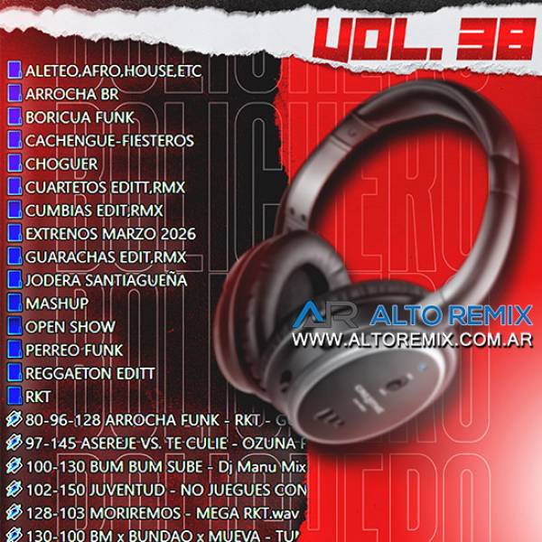 Musicas Para Djs - Bolichero Vol 38 (2026) - Descargar Gratis
