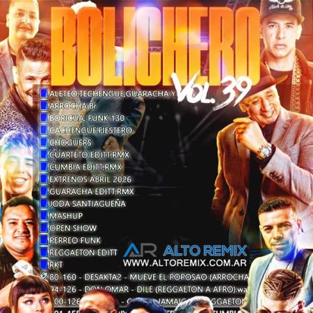 Musicas Para Djs - Bolichero Vol 39 (2026) - Descargar Gratis