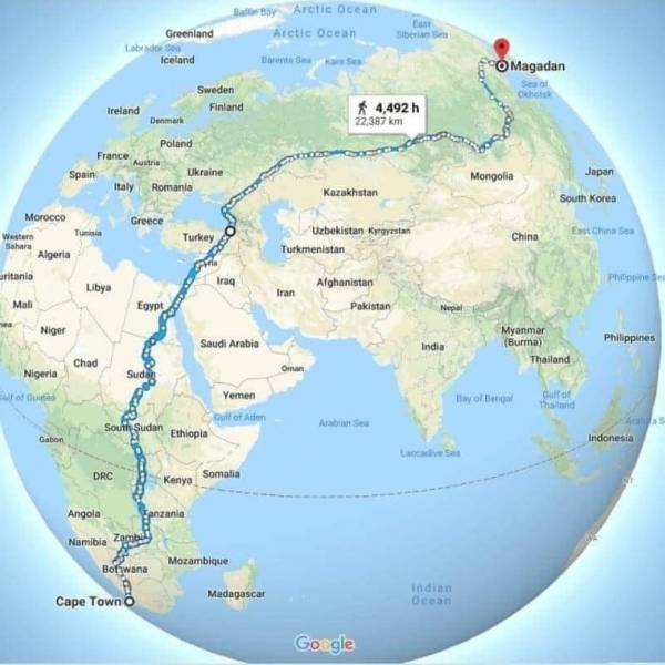 El Camino más largo del Mundo para Caminar