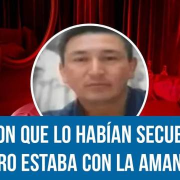 Miralo Vos ! lo daban por secuestrado pero estaba en el telo con la amante